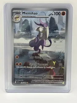 Mienshao Illustration Rare 134/086 IR Pokemon Sv: White Flare TCG NM Condition - Image 1