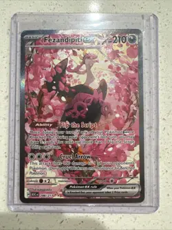 Fezandipiti Ex 288/217 SIR Ascended Heroes Pokemon TCG NM Near Mint - Image 1
