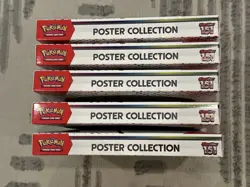 Pokemon TCG Scarlet & Violet 151 Poster Collection Box 3 Pack (Lot of 5) - Image 3