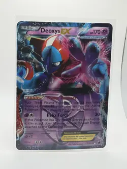 Pokemon TCG 2013 Plasma Freeze Deoxys EX Holo 53/116 JUMBO Card - Image 1