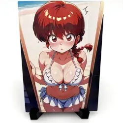 Ranma ½ Ranma Saotome Sexy Anime Waifu Girl Doujin Lewd Goddess Story Art Card - Image 1