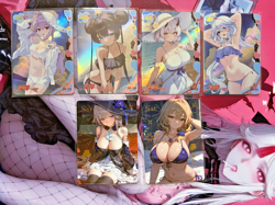 Goddess Story Spicy Waifu 6 Card Mixed Lot SR SSR Holo Foil - Image 1
