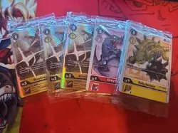 Digimon Seal Promo Card NM Bandai, BT2 & BT3 - Image 1