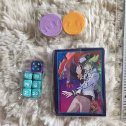 New Pokemon N's Zoroark Journey Together ETB Card Sleeves Sealed Dice Coins Lot - Image 1