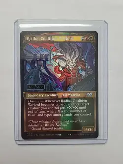 MTG - Radha, Coalition Warlord Serialized Foil (170/500) MUL U#0185 - Image 1