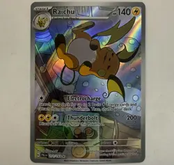 Pokemon TCG - Raichu 211/193 Paldea Evolved - Illustration Rare Full Art Holo NM - Image 1