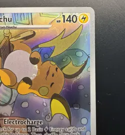Pokemon TCG - Raichu 211/193 Paldea Evolved - Illustration Rare Full Art Holo NM - Image 2