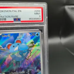 Marill 204/193 Pokemon Card - Sv02: Paldea Evolved Illustration Rare - PSA 9 - Image 4
