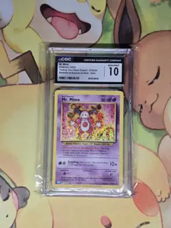Mr. Mime 013/034 Blastoise & Suicune ex Deck Holo Pokemon TCG Graded Gem Mint 10 - Image 2