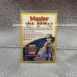 Master The Game! Pokemon Card Insert -Wizards Of The Coast Promo - Image 1