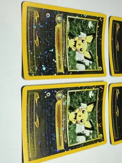 Pokemon X4 Pichu WOTC Black Star Promo #35 Reverse Holo - Image 4