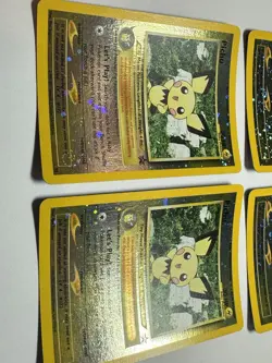 Pokemon X4 Pichu WOTC Black Star Promo #35 Reverse Holo - Image 5