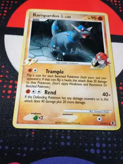 Rampardos GL 11/111 Rising Rivals Holo Pokemon TCG Card -R1 - Image 4