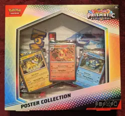 2025 Pokemon Scarlet & Violet Prismatic Evoultions Poster Collection Box - Image 1
