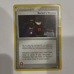 Pokemon Rocket's Mission Holo EX Team Rocket Returns 88/109 Rare English - Image 1