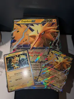Zapdos Ex Collection Box Promo Cards - Scarlit & Violet Pokemon 151 - NM - Image 1