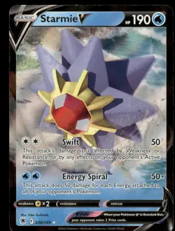 Pokemon Cards Starmie V 030/189 Astral Radiance Holo Rare V NM - Image 1