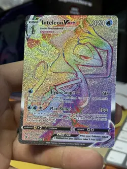 Inteleon VMAX 195/192 Rebel Clash 2020 Secret Rainbow Pokemon Card TCG - Image 3
