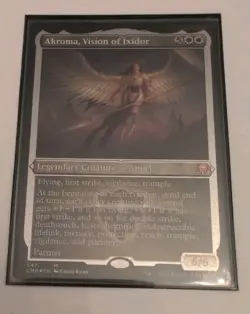 MTG Akroma, Vision of Ixidor (Foil Etched) - Foil, NM-Mint, English Commander Le - Image 1