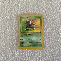 PINSIR/SCARABRUTE 25/64 FRENCH NON-HOLO RARE JUNGLE 1999 POKEMON TCG - Image 1
