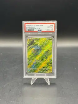 Pokemon Bulbasaur Illustration Rare Holo Scarlet & Violet 151 166/165 PSA 10 - Image 1