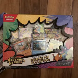 Pokemon Mega Evolution Ascended Heroes Deluxe Pin Collection Lot X2 - Image 2
