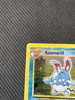 Pokemon TCG Azumarill Neo Genesis Holo Card 2/111 Rare - Image 5