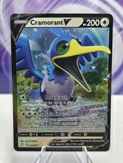 Pokemon TCG Cramorant V Shining Fates 054/072 Holo Ultra Rare NM - Image 1