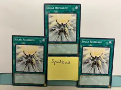 x3 Solar Recharge Common x3 BLC1-EN062 NM 1st Edition Yu-Gi-Oh! - Image 1