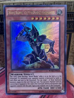 Buster Blader, the Destruction Swordmaster BOSH-EN018 Ultra Rare NM Unlimited Ed - Image 1