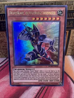 Buster Blader, the Destruction Swordmaster BOSH-EN018 Ultra Rare NM Unlimited Ed - Image 2