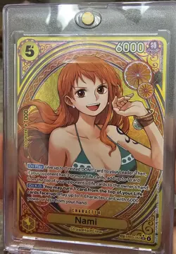 Bandai One Piece CCG Nami EB03-053 Full Art SP - NM - Image 2