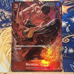 One Piece CCG Roronoa Zoro OP01-025 SR Alt Art Romance Dawn NM - Image 1