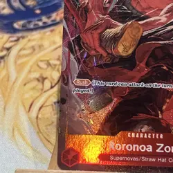 One Piece CCG Roronoa Zoro OP01-025 SR Alt Art Romance Dawn NM - Image 5