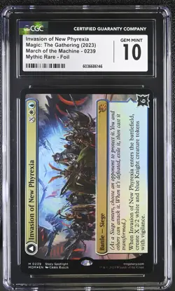 INVASION OF NEW PHYREXIA March of the Machine Foil Mythic CGC 10 MTG - Image 1