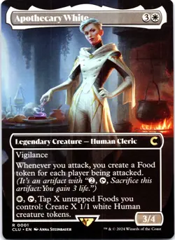 Apothecary White (Borderless) R Ravnica: Clue Edition 1 NM - Image 1