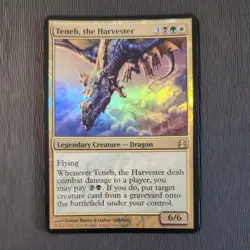 Teneb, the Harvester OVERSIZED FOIL Commander 2011 CMD MP - Image 1