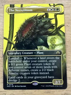 MTG The Necrobloom (Borderless) [Modern Horizons 3] Near Mint Magic - Image 1