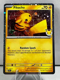 Pikachu Pokemon Day Promo 2026 Excellent #051/162 - Image 1