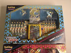 Pokemon Crown Zenith Shiny Zacian & Zamazenta Premium Figure Collection Box (2) - Image 2
