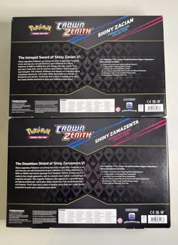 Pokemon Crown Zenith Shiny Zacian & Zamazenta Premium Figure Collection Box (2) - Image 4