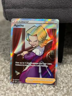 Pokemon Card TCG - Agatha 186/198 - Chilling Reign - Ultra Rare - NM ⭐ - Image 1