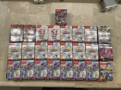 25x Empty Pokemon TCG Booster Bundle Boxes – Great Condition – No Card Or Packs - Image 1