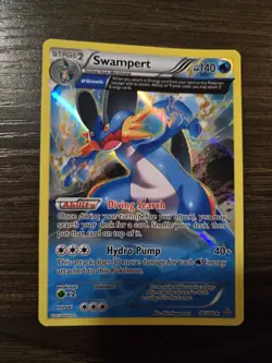 Pokemon Swampert TCG Reverse Holo Rare Card 36/160 XY Primal Clash - Image 1