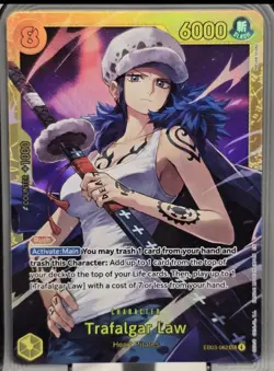 One Piece English EB03-062 Trafalgar Law (SEC) Heroines Edition - Image 1