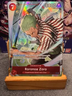 Roronoa Zoro OP14-015 Alt Art NM The Azure Sea's Seven One Piece Card - Image 1