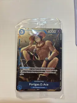 Portgas.D.Ace (Tin Pack Set Vol. 2) P-074 One Piece Promotion Card Foil Sealed - Image 1