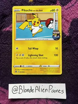 Pikachu On the Ball Promo Card 001/005 UK Exclusive Pokemon TCG Unsealed - Image 1