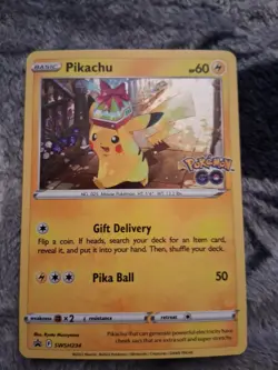 Pikachu SWSH234 SWSH: Sword & Shield Promo Cards Holo LP+ - Image 1