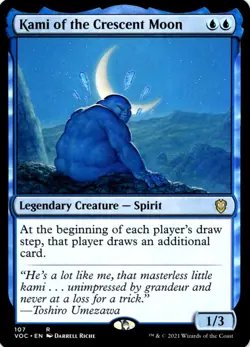 X 1 Kami of the Crescent Moon NM-M Crimson Vow VOC 107 MTG Magic The Gathering - Image 1